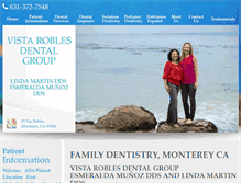 Tablet Screenshot of montereybaydentist.com